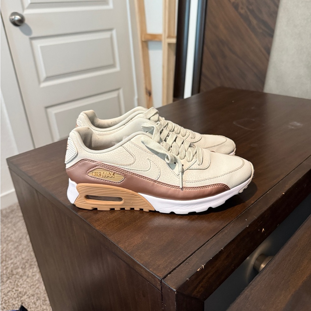 Nike Air Max Sneakers in Cream and Tan